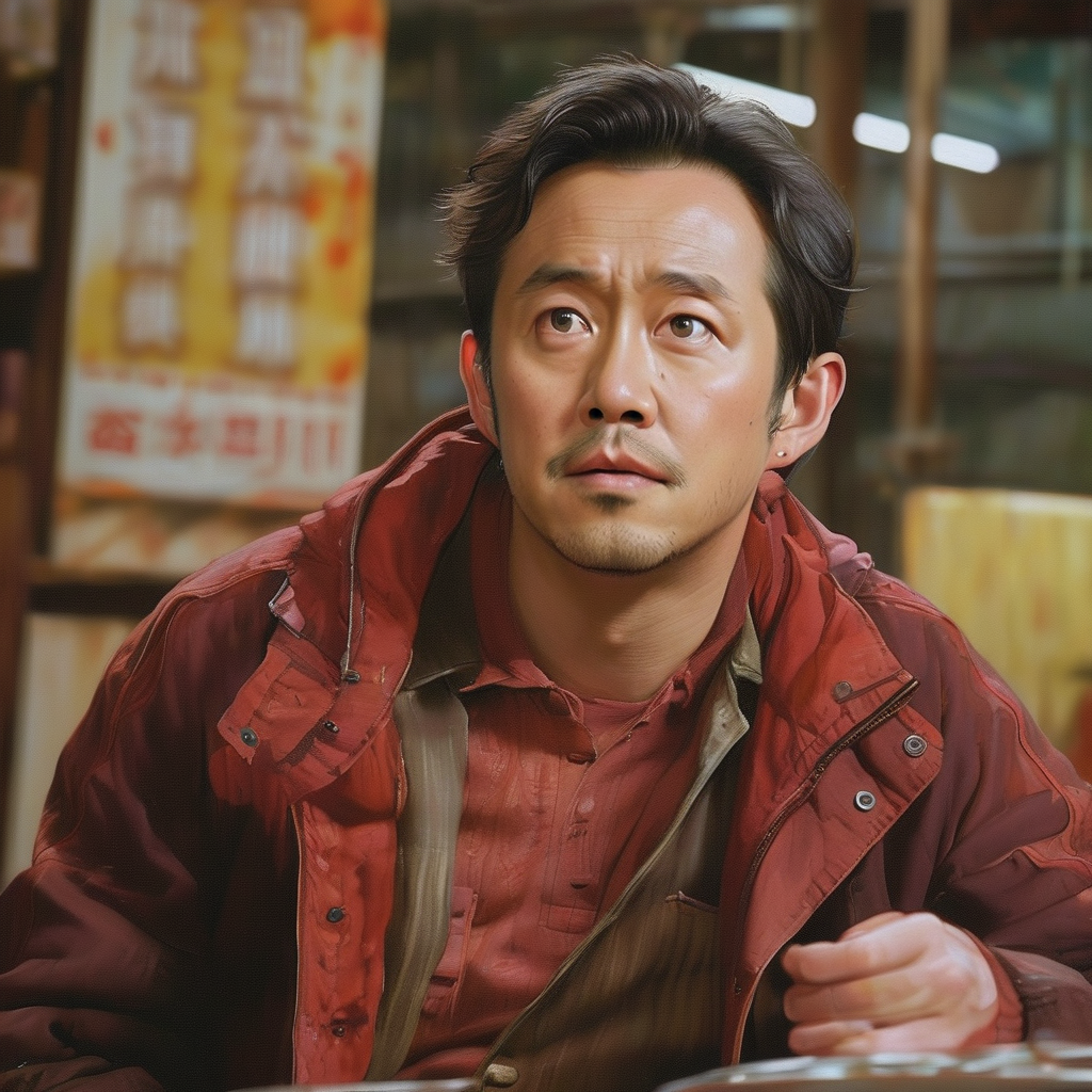 黄磊在书房安静阅读